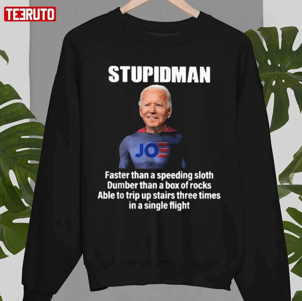 Stupïdman Joe Bïden Chant Impeach Dumber T-Shirt