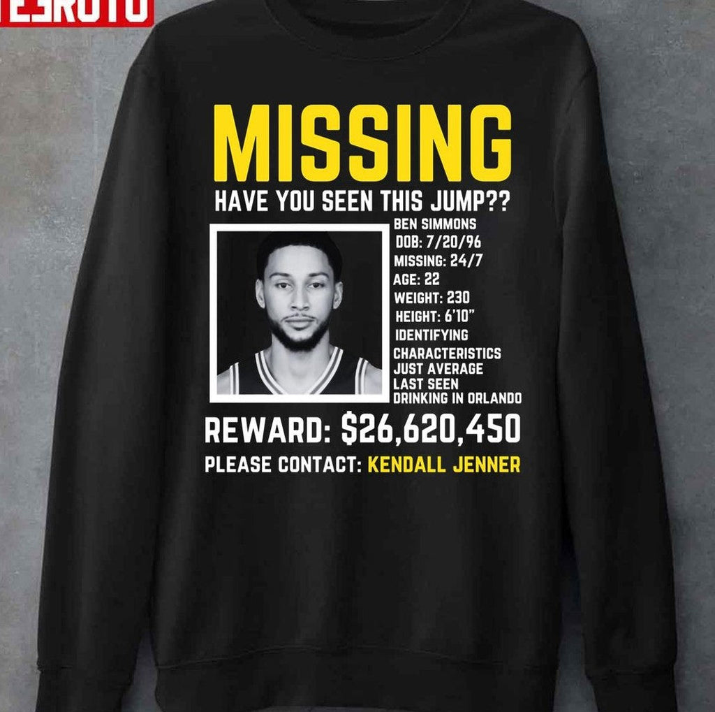 Ben Simmons Missing Jump Contact Kendall Jenner Unisex T-Shirt