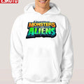 Monsters Vs Aliens Logo Cartoon Unisex Hoodie