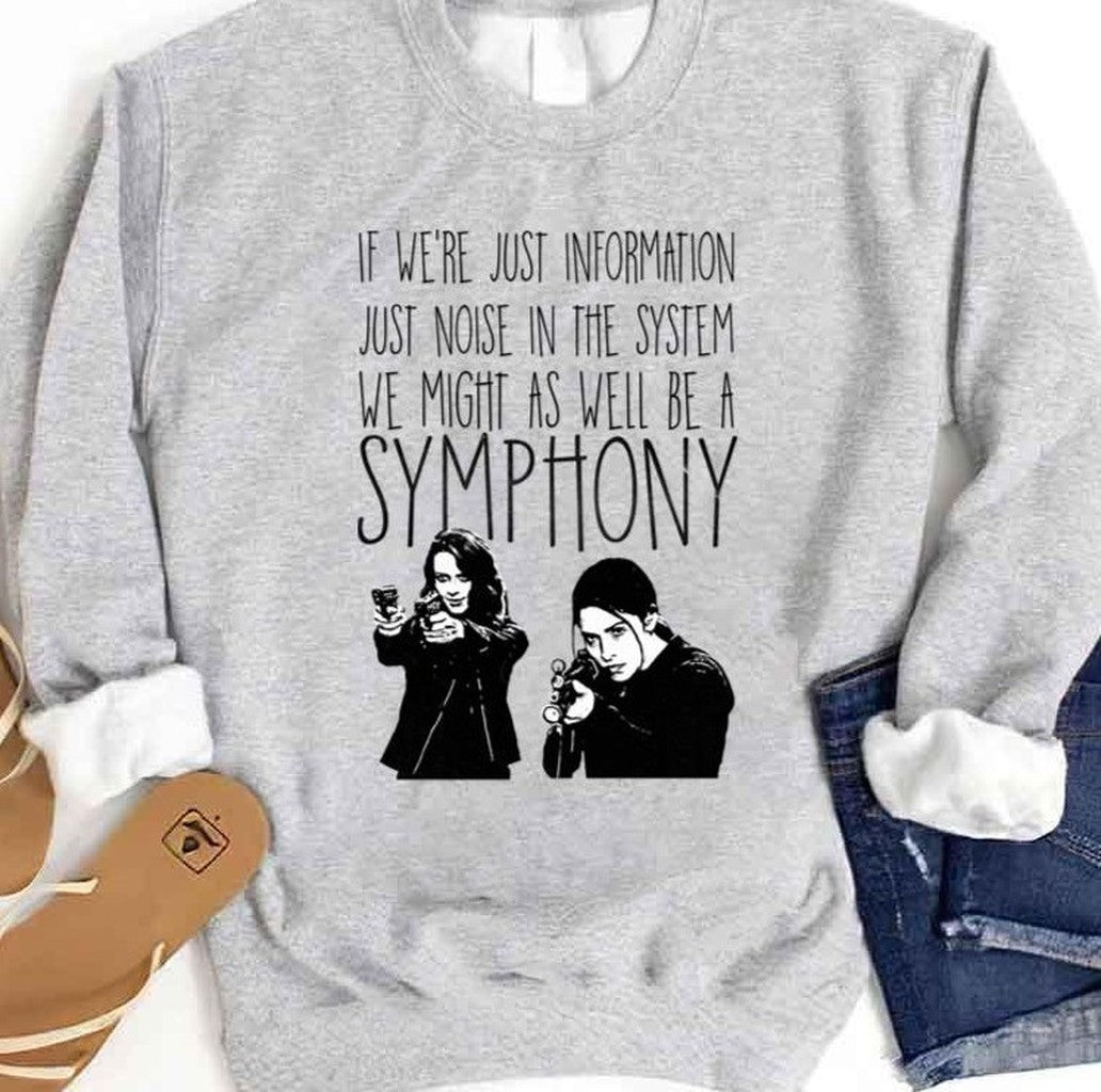 Root And Shaw Symphony Person Of Interest Unisex Sweatshirt