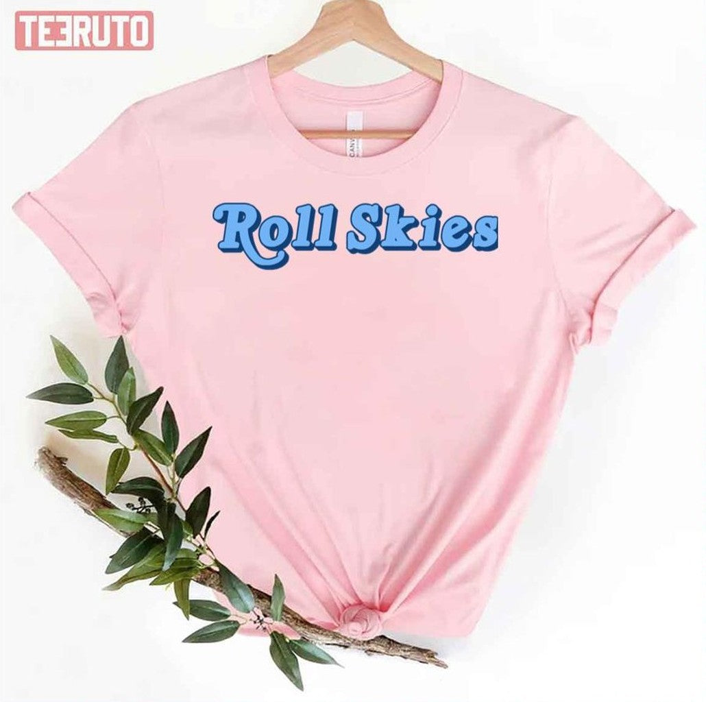 Roll Skies Stones Lightblue Unisex T-Shirt