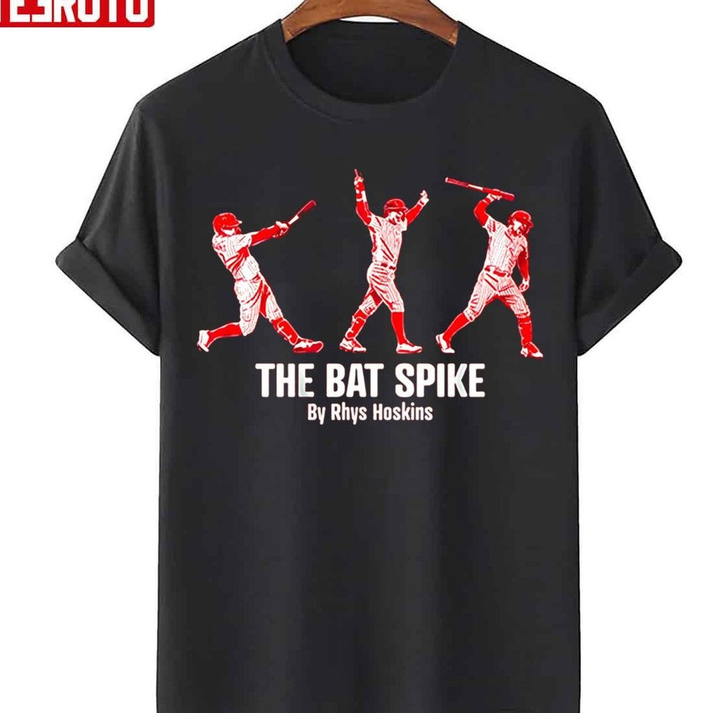 Rhys Hoskins The Bat Spike Philadelphia Phillies The World Series Unisex Sweatshirt