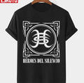 Rock Heroes Del Silencio Logo Unisex T-Shirt
