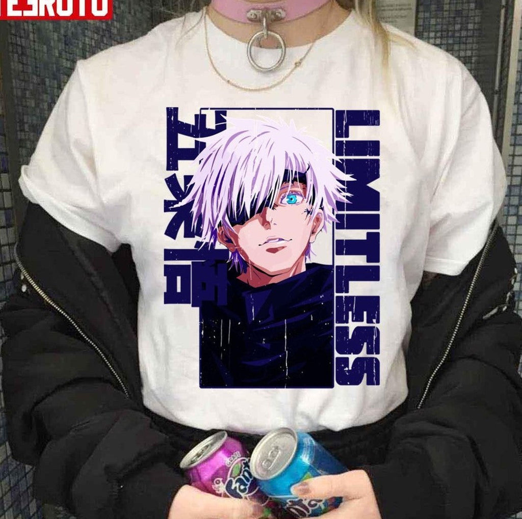 Satoru Gojo Anime Character Limitless Unisex T-Shirt