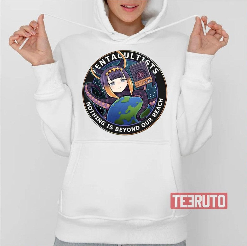 Ninomae Ina'nis Tentacultist Hololive Round Art Unisex T-Shirt