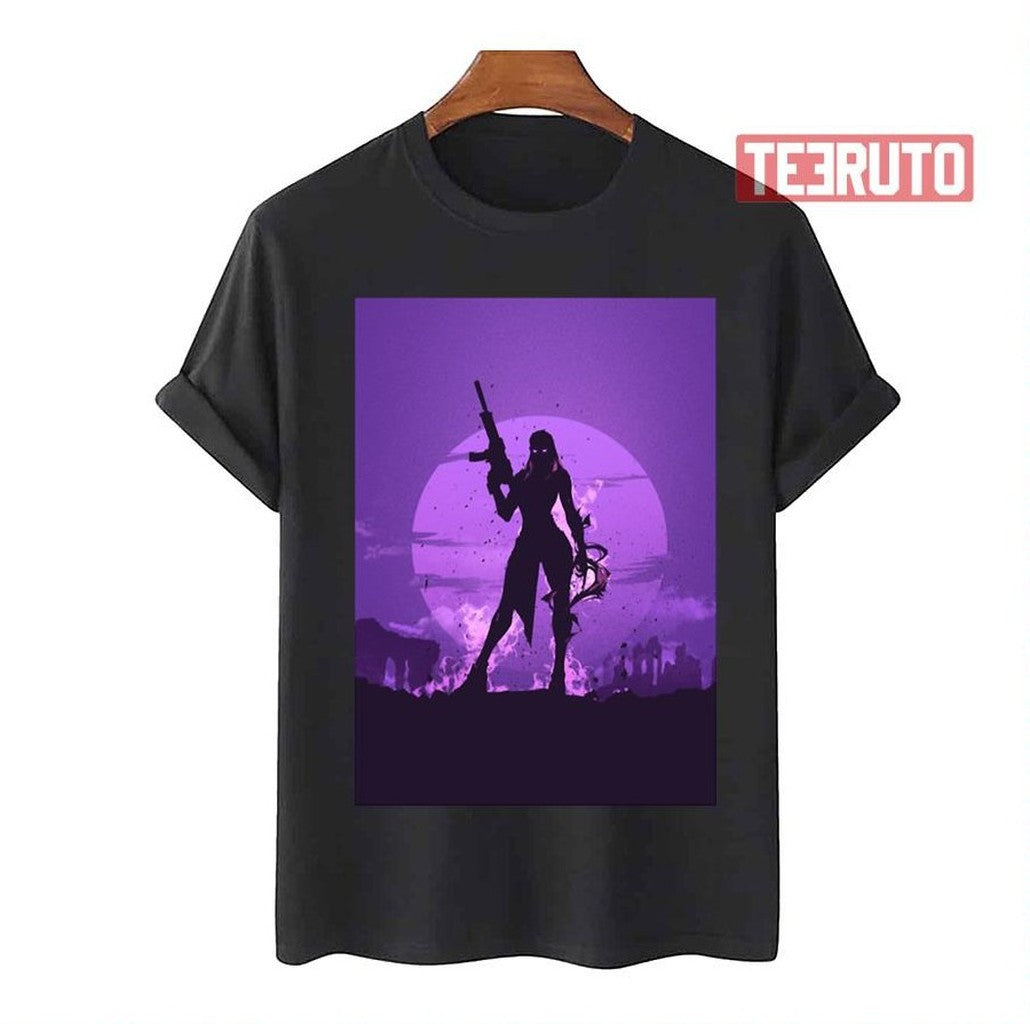 Soul Agent Sunset Design Valorant Unisex T-Shirt