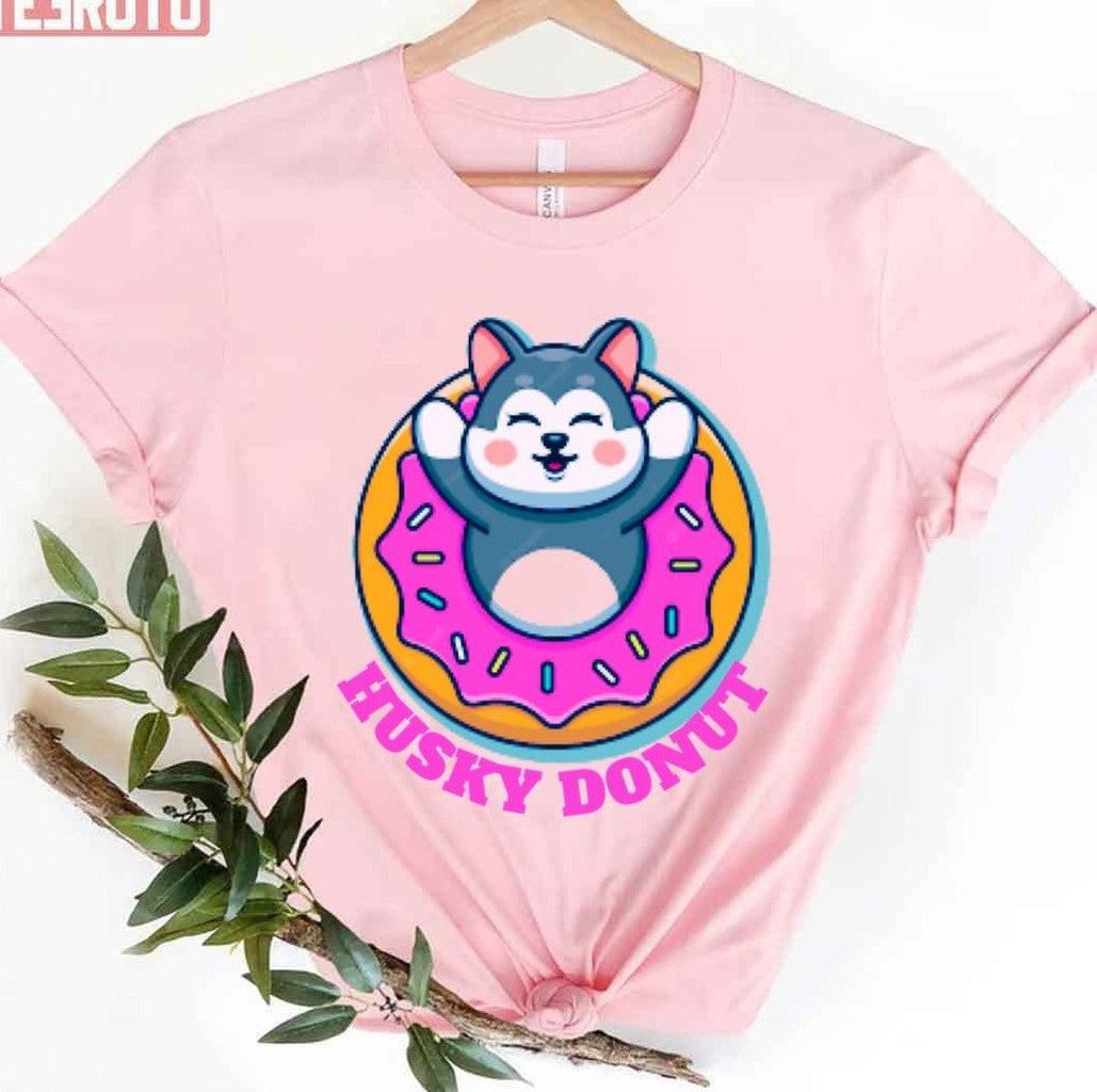 Siberian Husky Donutfunny Unisex T-Shirt