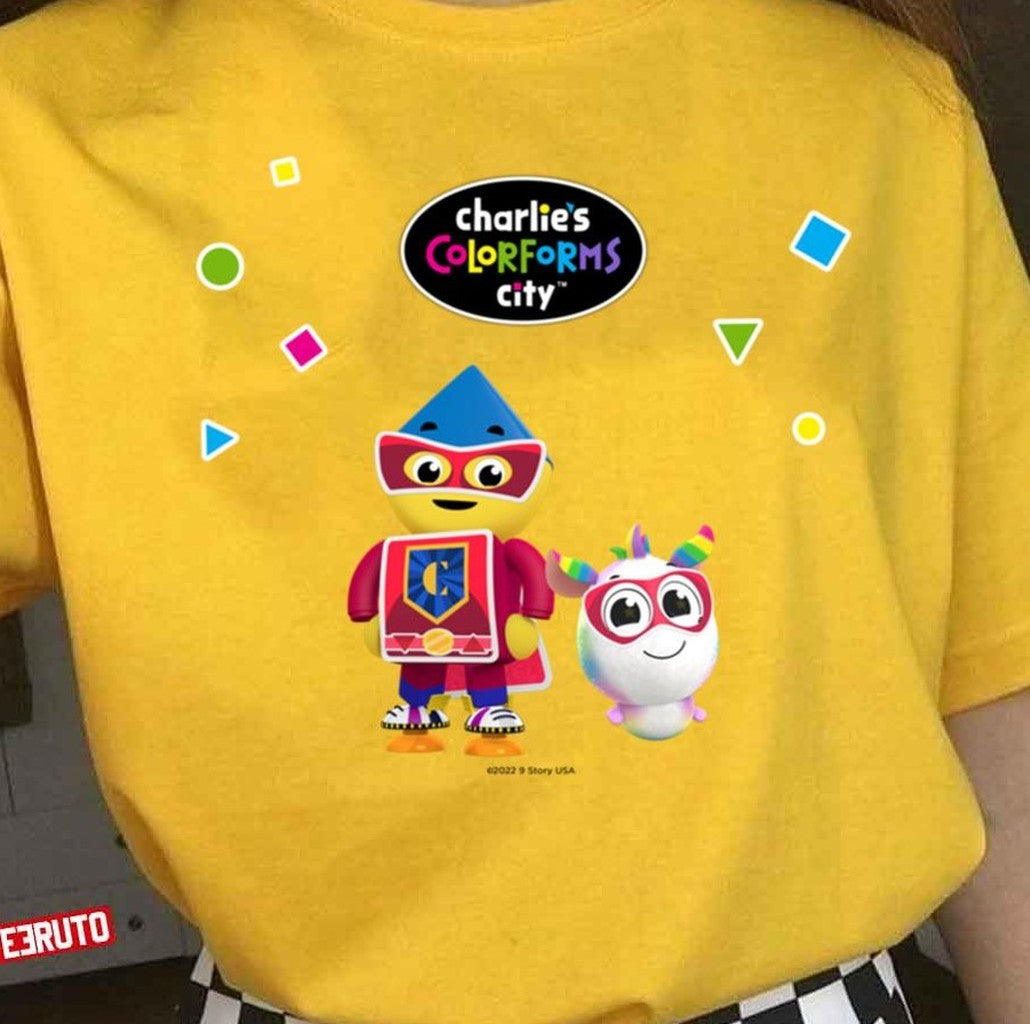 Super Charlie &amp; Macguffin Charlie's Colorforms City Unisex T-Shirt