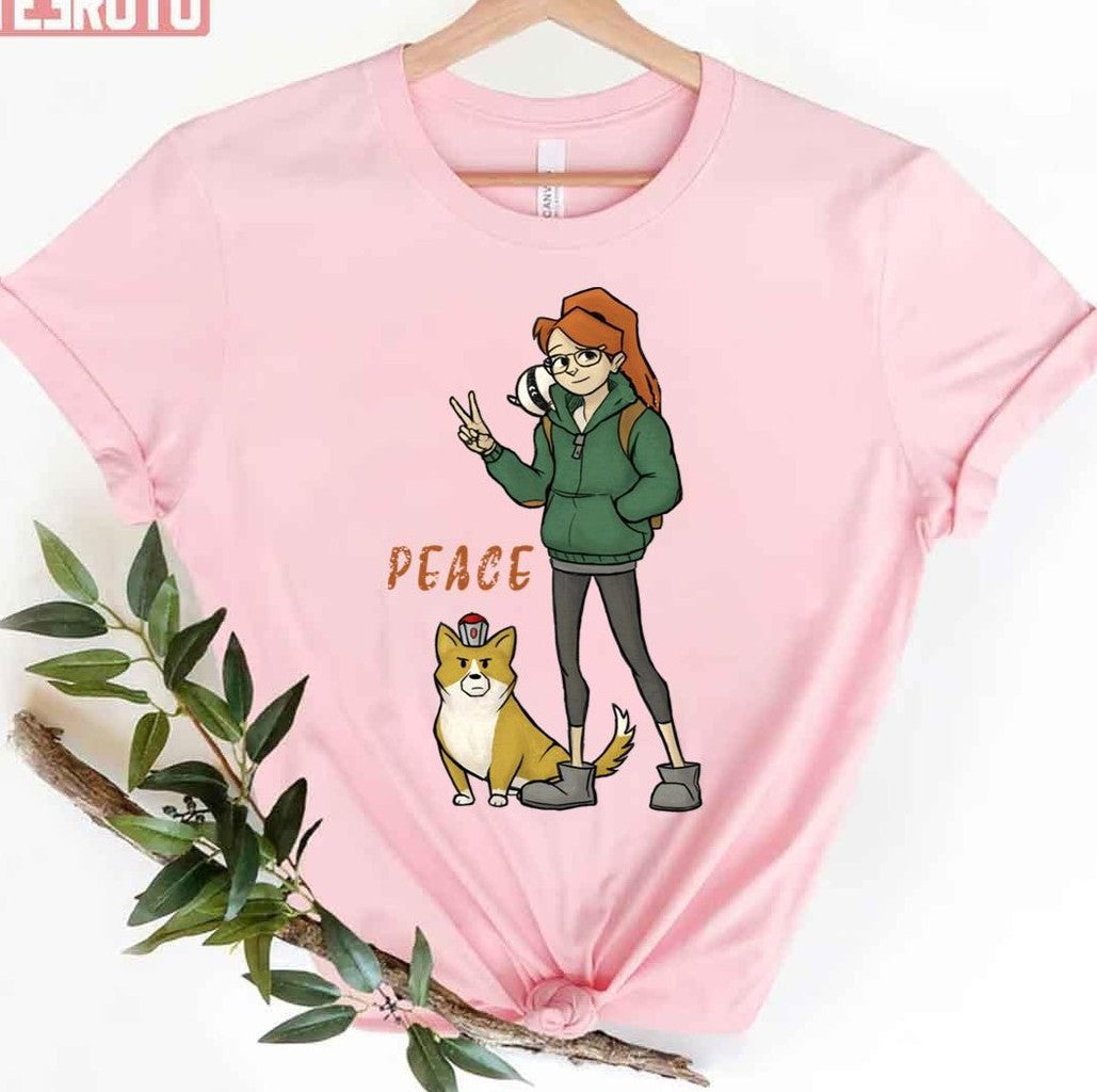 Peace Cargi And Tulip Olsen Infinity Train Unisex T-Shirt