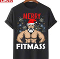 Santa Claus Gym Christmas Gym Xmas Unisex T-Shirt