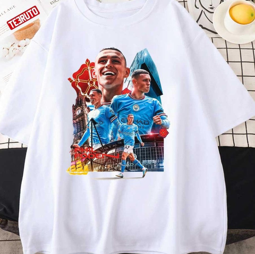 Phil Foden Collage Design Unisex Sweatshirt