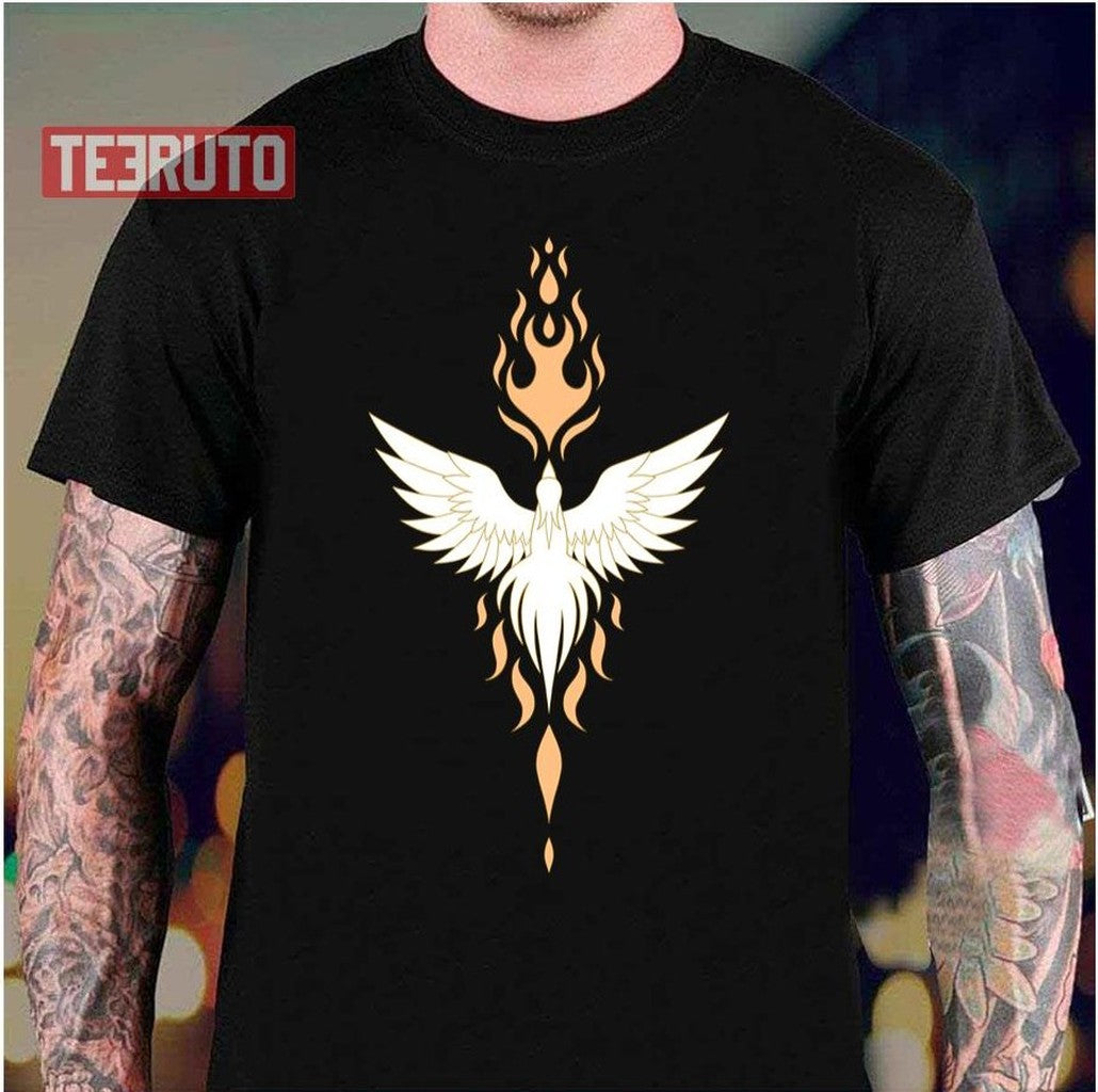 Phoenix Tarot Symbols Unisex T-Shirt