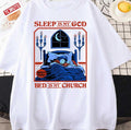 Sleep Is My God Bed Is My Church Funny Vintage Kids Art Unisex T-Shirt