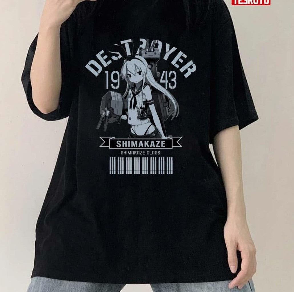Shimakaze Destroyer 1943 Kancolle Unisex T-Shirt