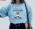 My Spirit Animal Is A Grumpy Sheep Who Slaps Annouying People Unisex Sweatshirt