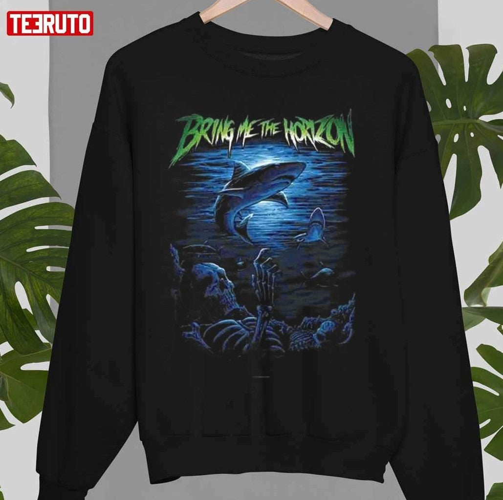 Shark In The Ocean Bring Me The Horizon Unisex Sweatshirt
