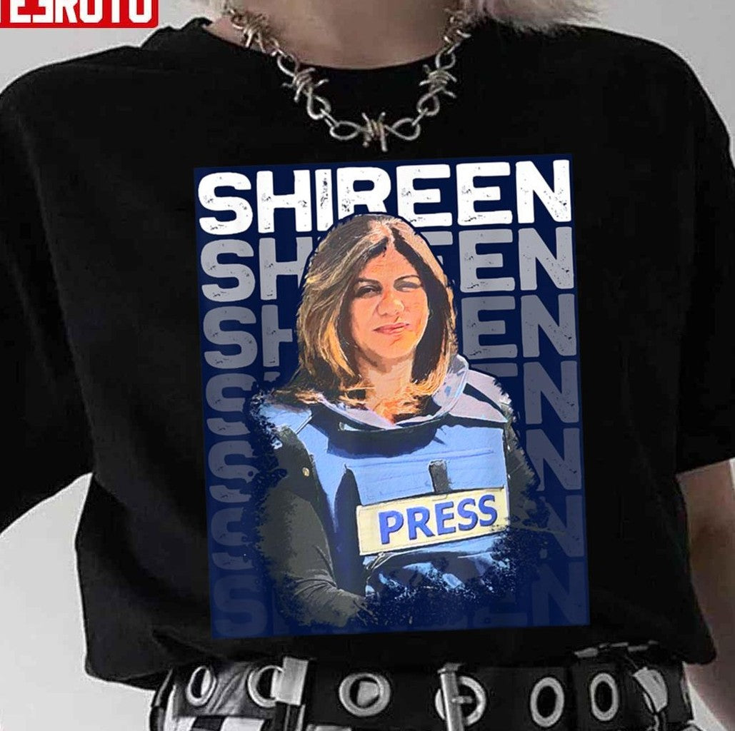 Shireen Abu Akleh Press Journalist Unisex Sweatshirt