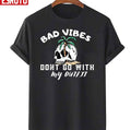 Bad Vibes Dont Go With My Outfit Vintage Unisex T-Shirt