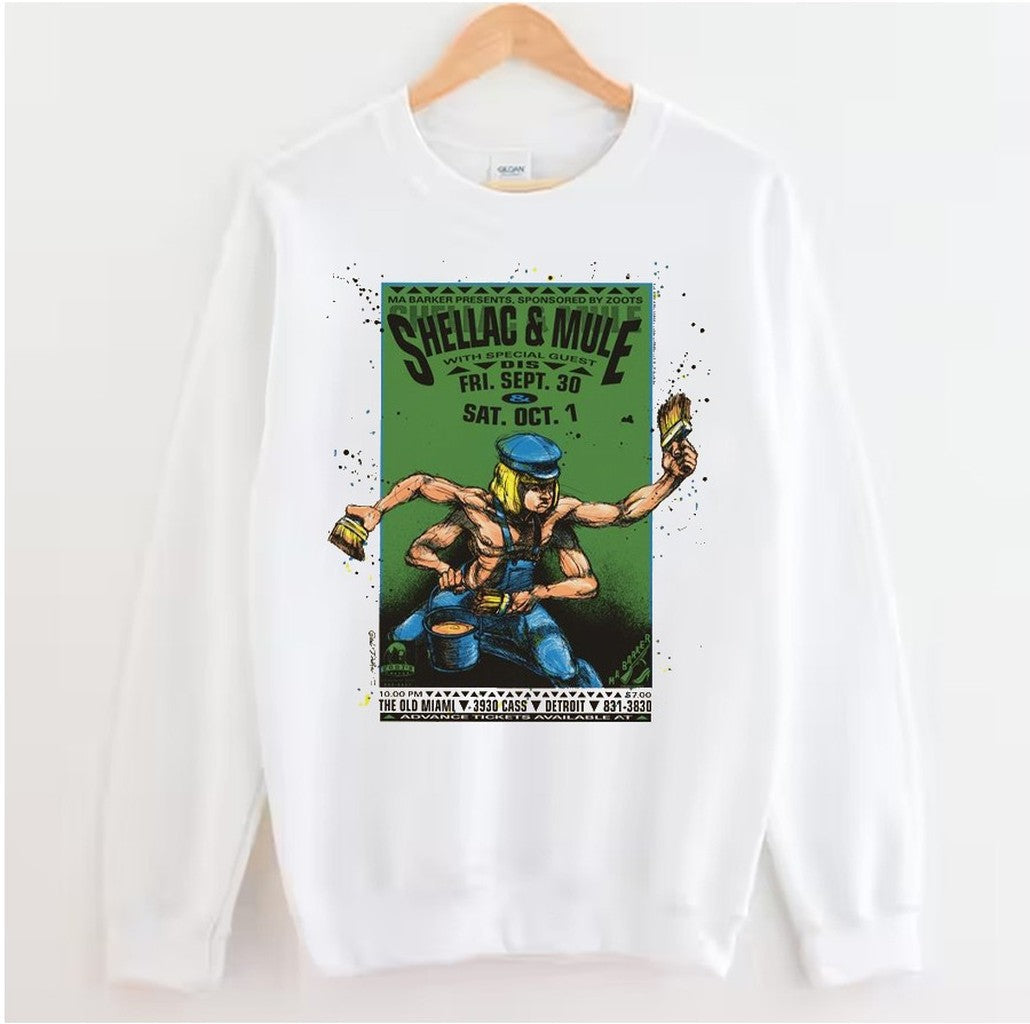 Shellac And Mule At The Old Miami Unisex Sweatshirt