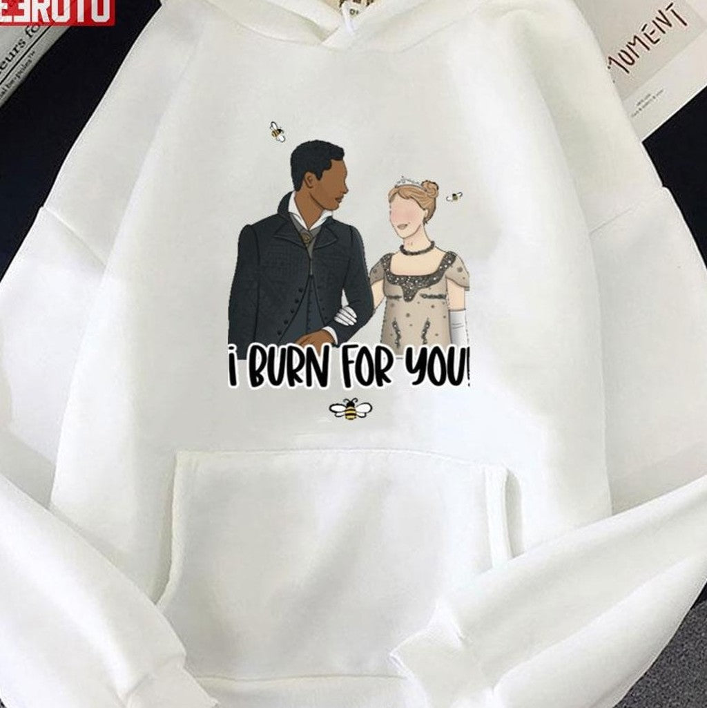 Simon Basset And Daphne Bridgerton I Burn For You Unisex Sweatshirt