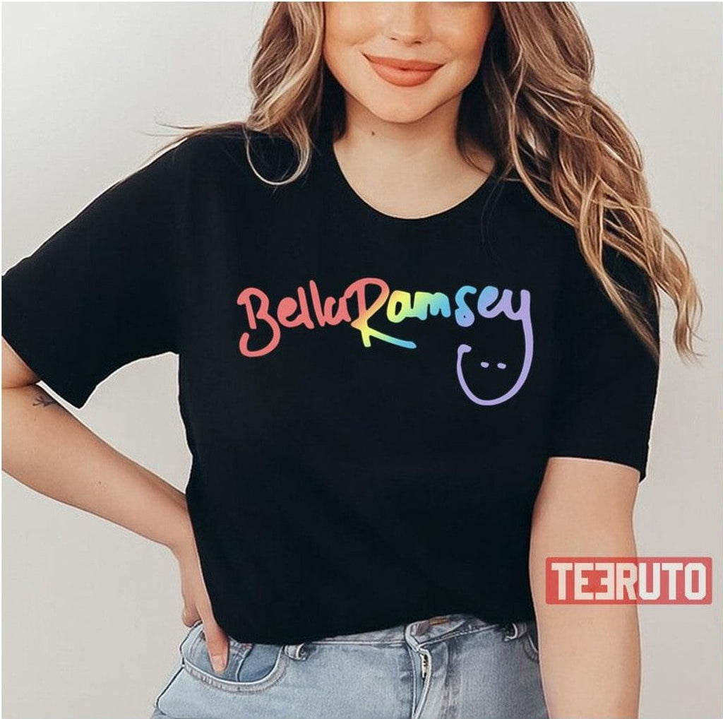 Bella Smile Signature Rainbow Gay Pride Flag Unisex T-Shirt