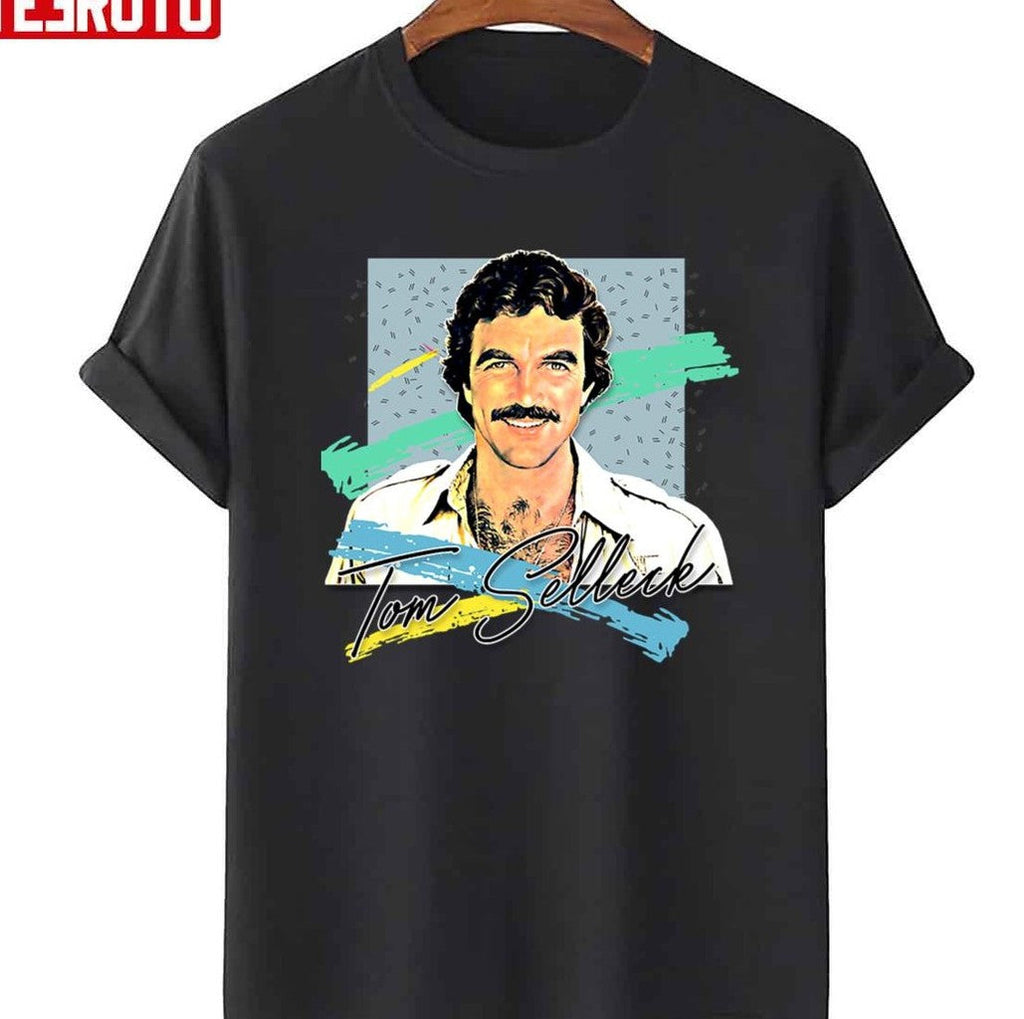 80s Aesthetic Tom Selleck Design Unisex T-Shirt