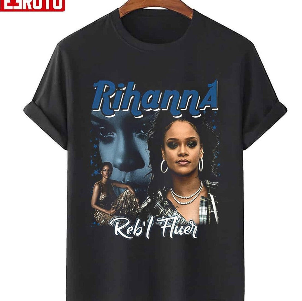 Rihanna Vintage 90s Hip Hop Rap Unisex T-Shirt
