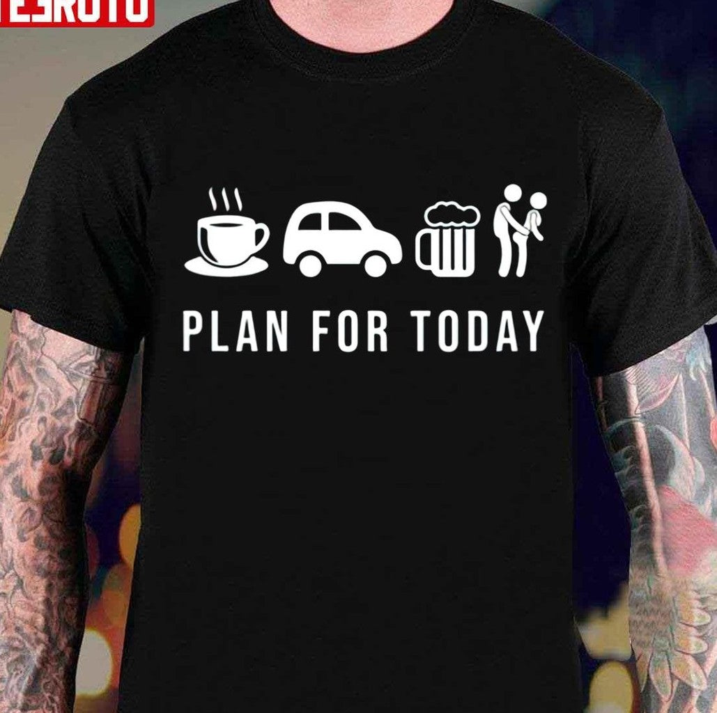 Plan For Today Coffe Ride Beer Then Sex Funny Unisex Sweatshirt