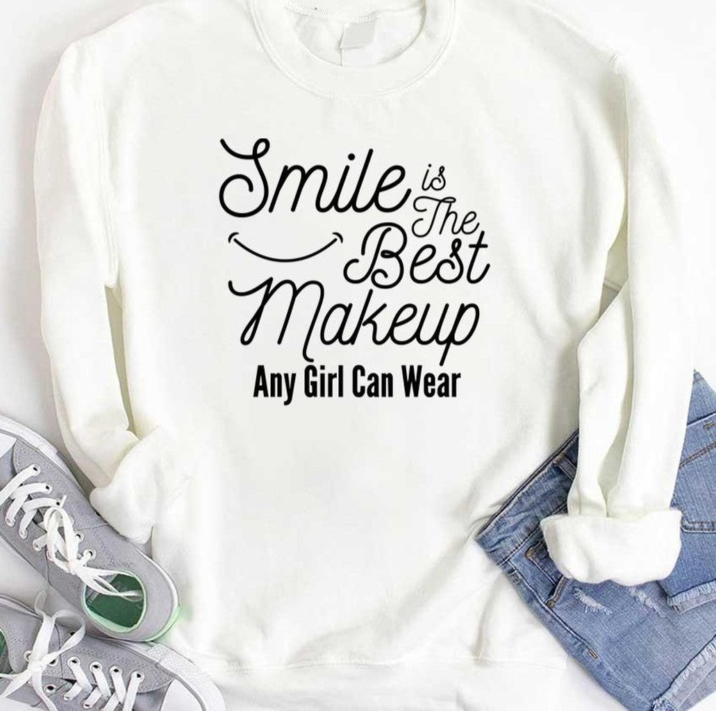 Smile Is The Best Makeup Any Girl Can Wear Unisex T-Shirt