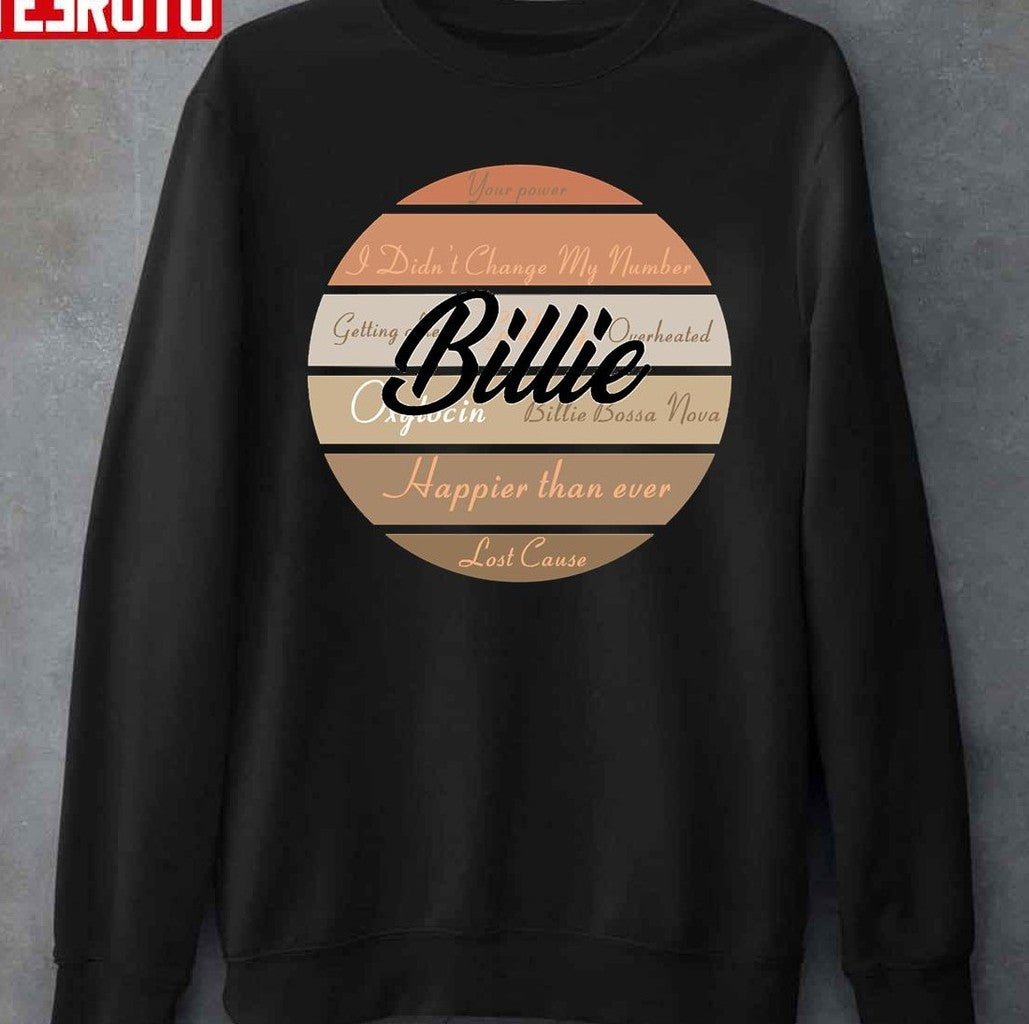 Billie Eilish Happier Than Ever Lost Cause Beige Vintage Unisex T-Shirt