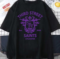 Saints Stilwater Saints Row 3 Tribute Emblem Purple Unisex T-shirt
