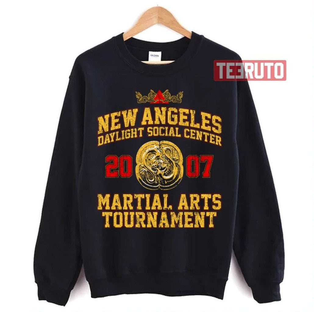 New Angeles 2007 Martial Arts Tournament Double Dragon Unisex Sweatshirt