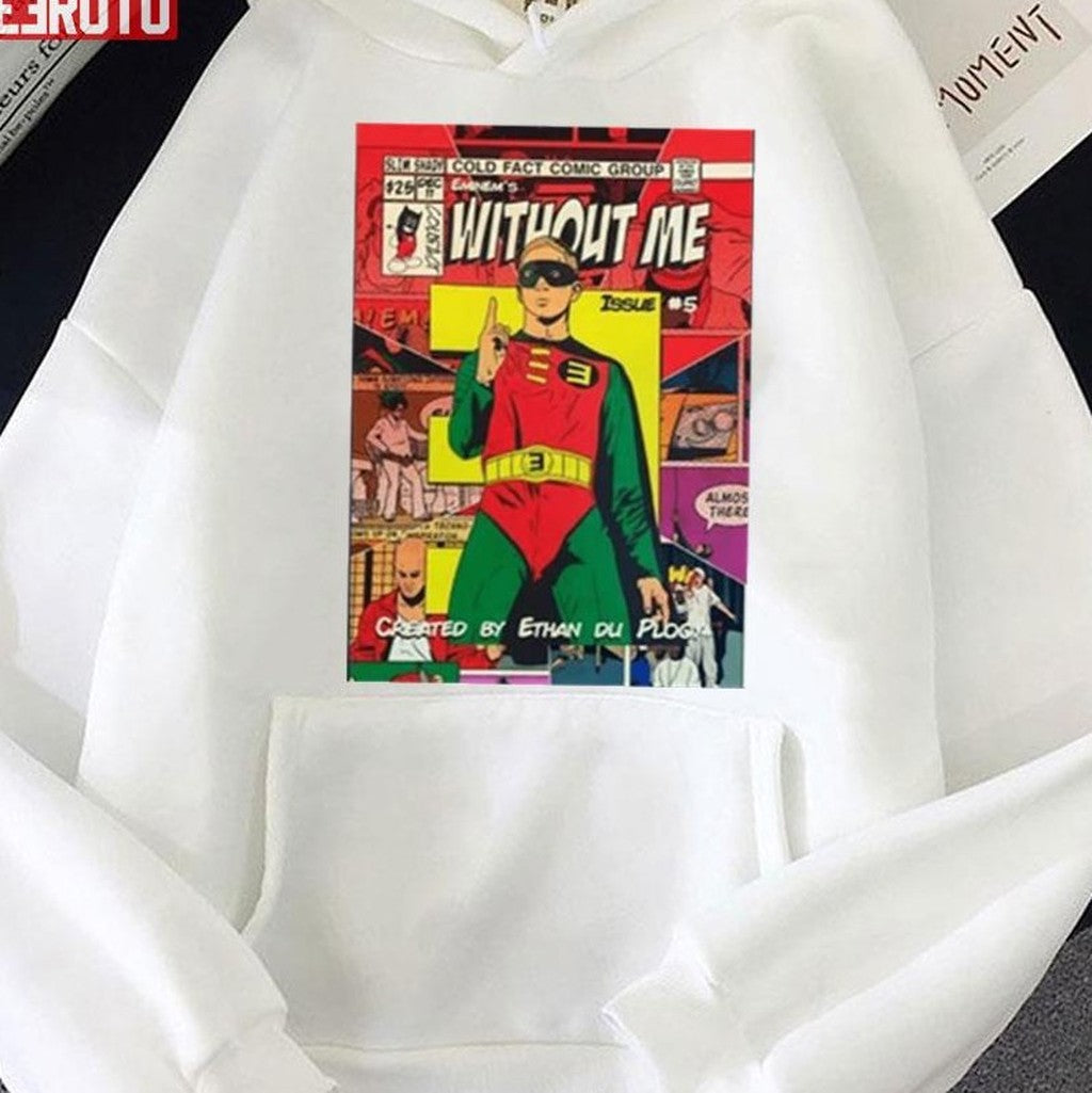 Superhero Design Eminem's Without Me Unisex Sweatshirt