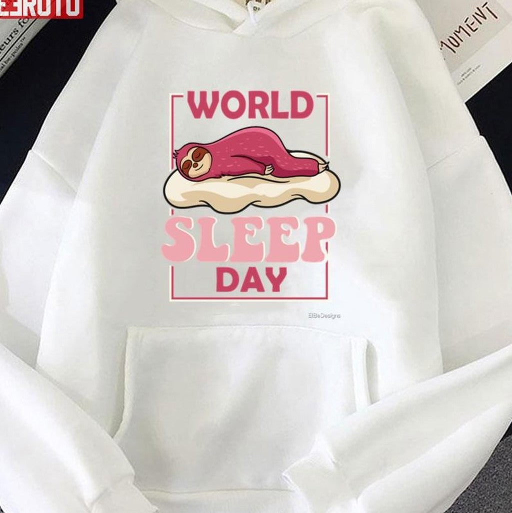 Sloth World Sleep Day Unisex T-shirt
