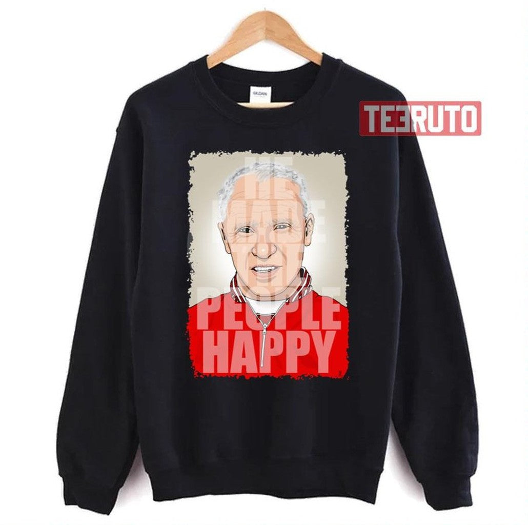 Bill Shankly He Made The People Happy Premium Unisex T-Shirt