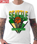 Seattle Basketball 90s Throwback Supersonics Unisex T-Shirt