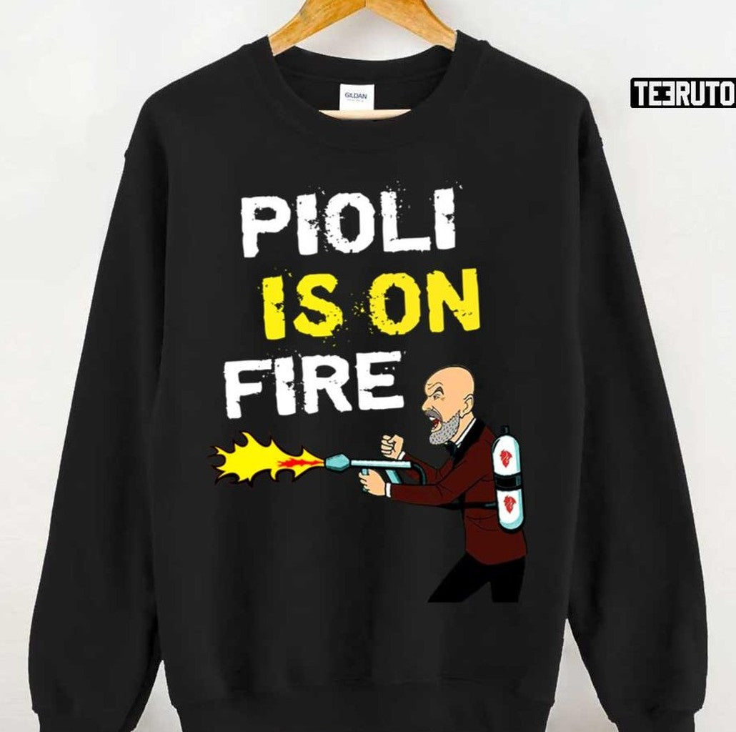 Pioli Is On Fire 2022 Football Trending Unisex Sweatshirt