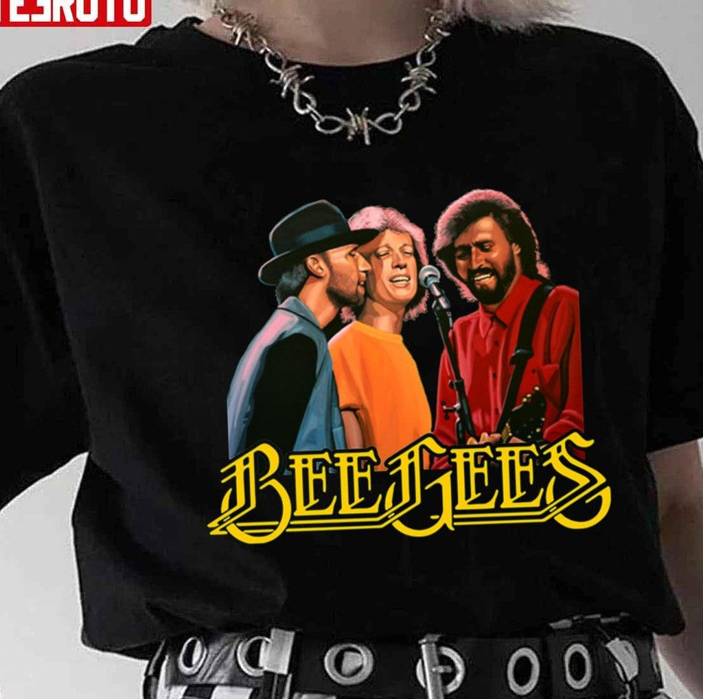 Bee Gees Singing Disco Ball Unisex T-Shirt