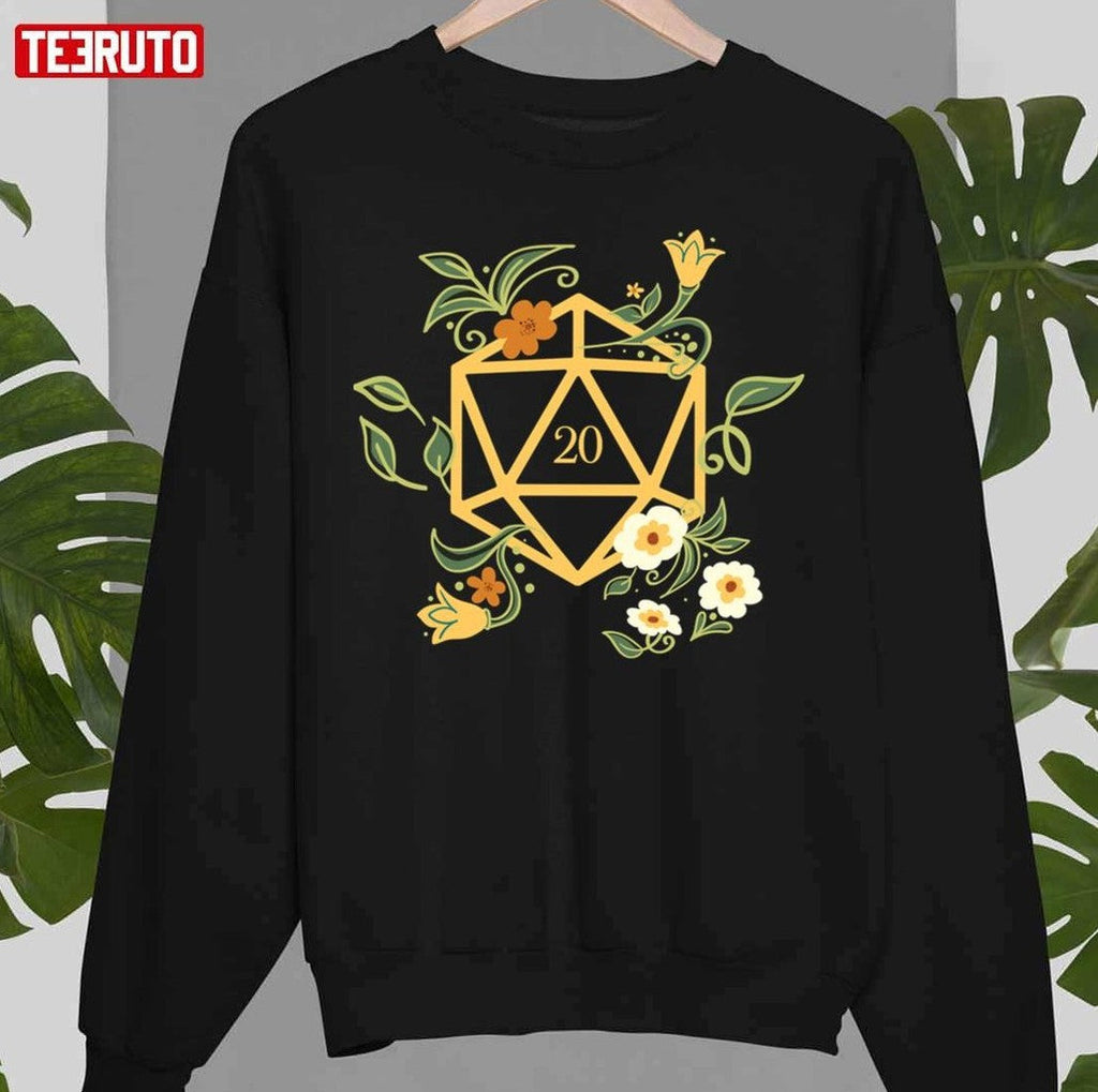 Plant Lovers Polyhedral D20 Dice Unisex T-Shirt