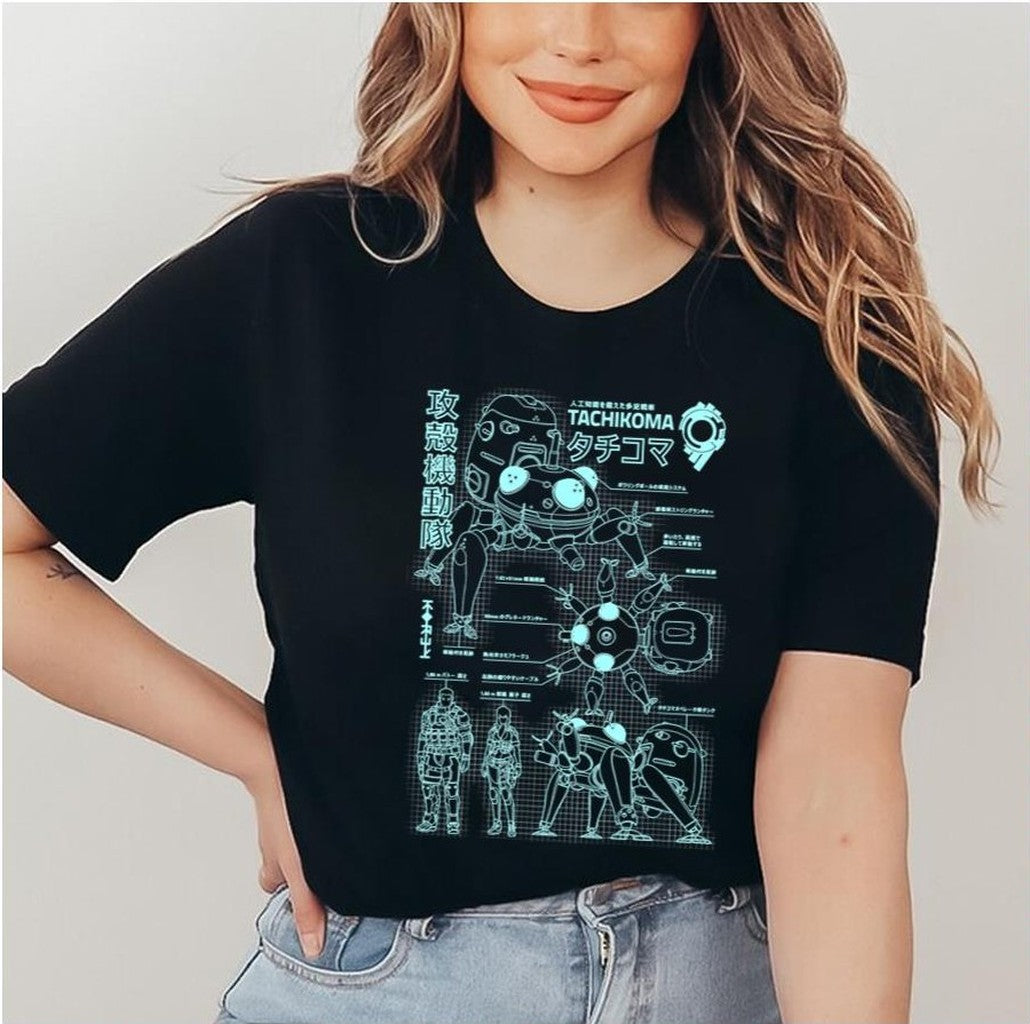 Tachikoma Blueprint Boy Ghost In The Shell Unisex Sweatshirt