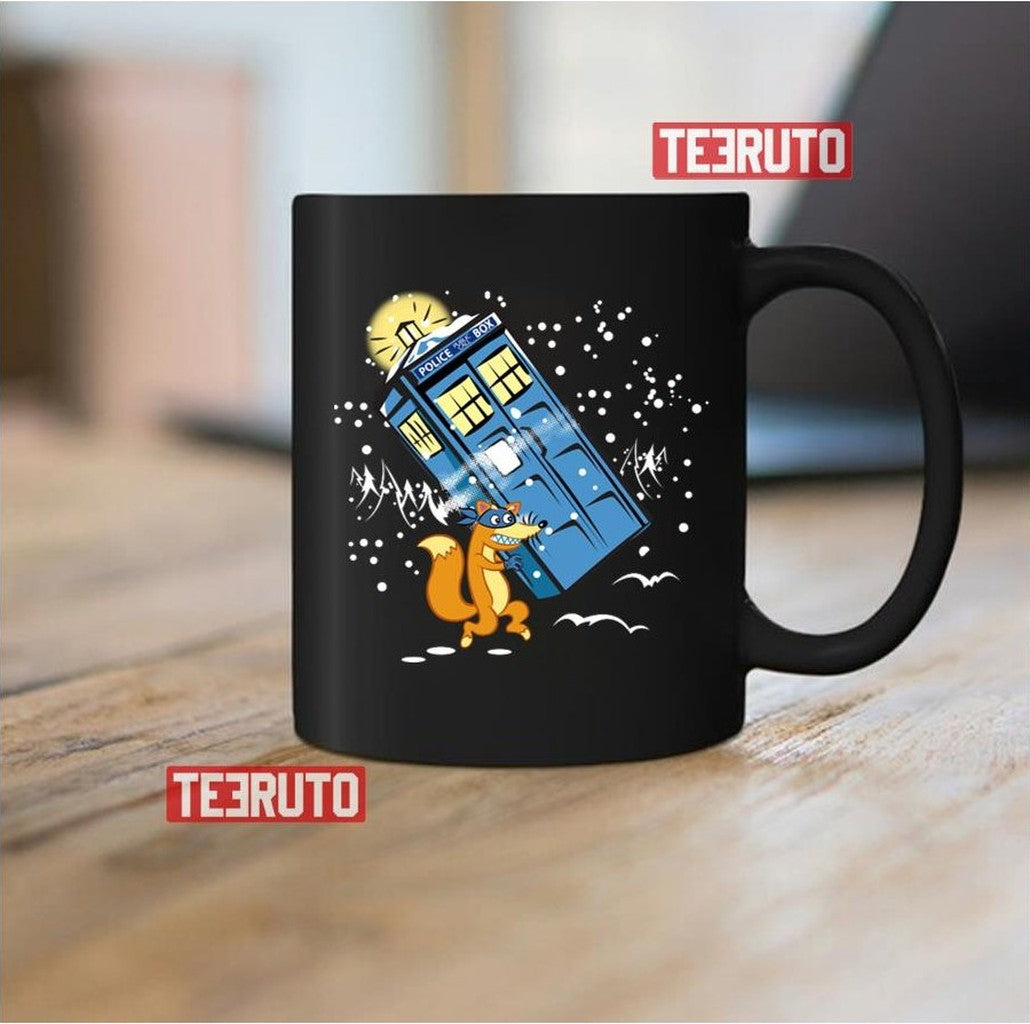 Swiper No Swiping Dr Who On Black Unisex Sweatshirt