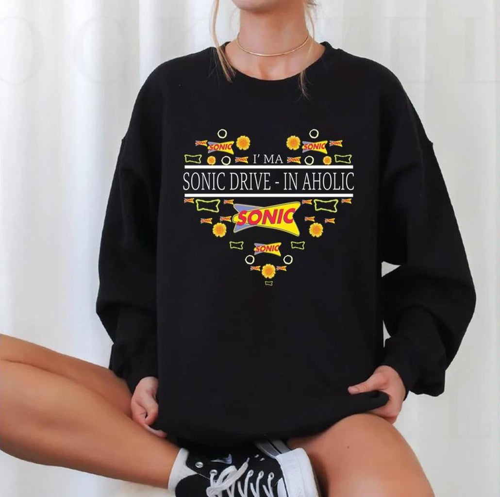 Sonic Drive In Aholic Logo Unisex Sweatshirt