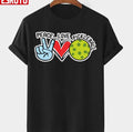 Peace Love Pickleball Design Unisex T-shirt