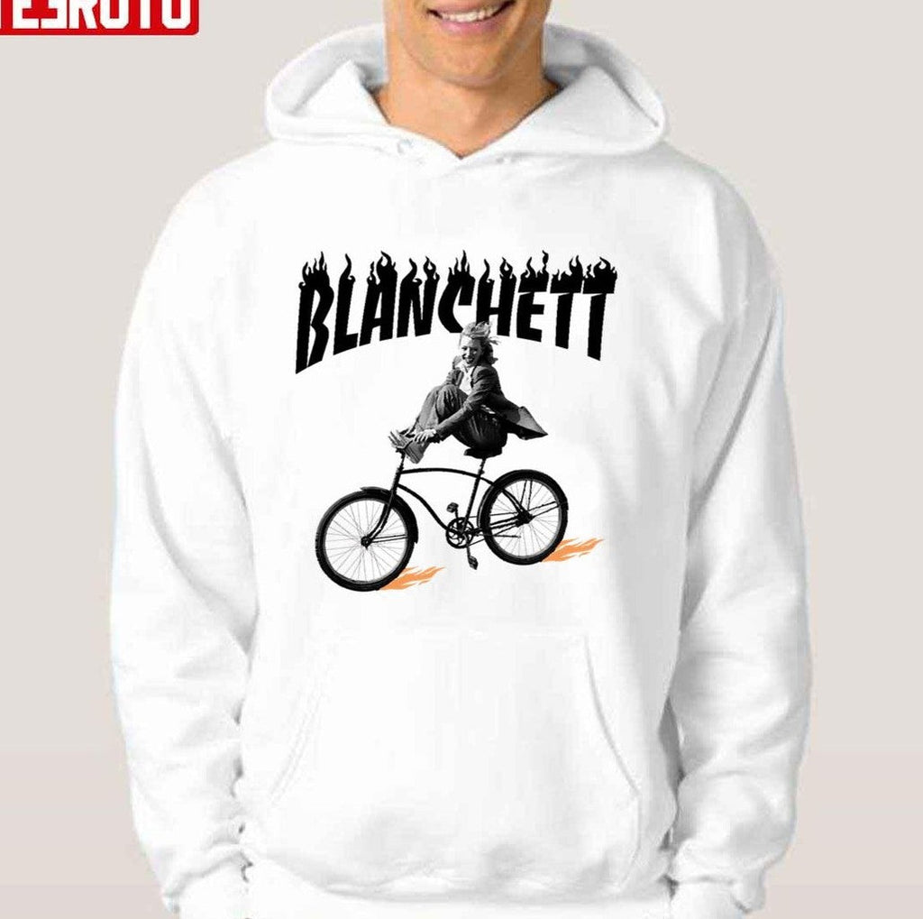 Skate Blanchett Ride A Bike Unisex Hoodie