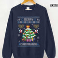 Angel Santa Merry Chrismukkah Jewish Christmas Hanukkah Chanukah Unisex Sweatshirt