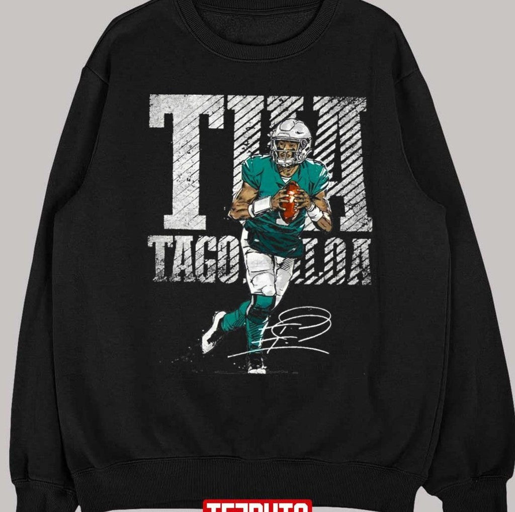 Signature Design Miami Dolphins Tua Tagovailoa Unisex T-Shirt