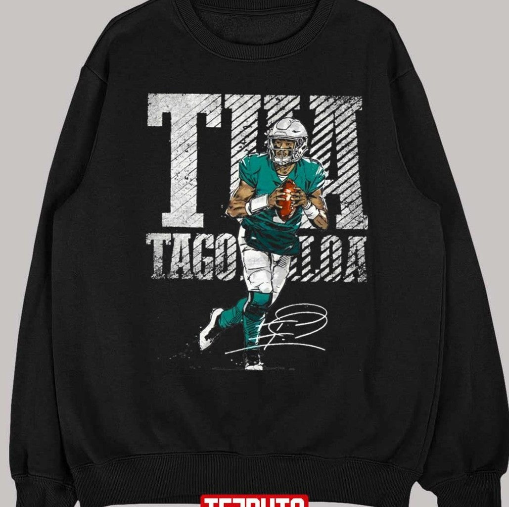 Signature Design Miami Dolphins Tua Tagovailoa Unisex T-Shirt