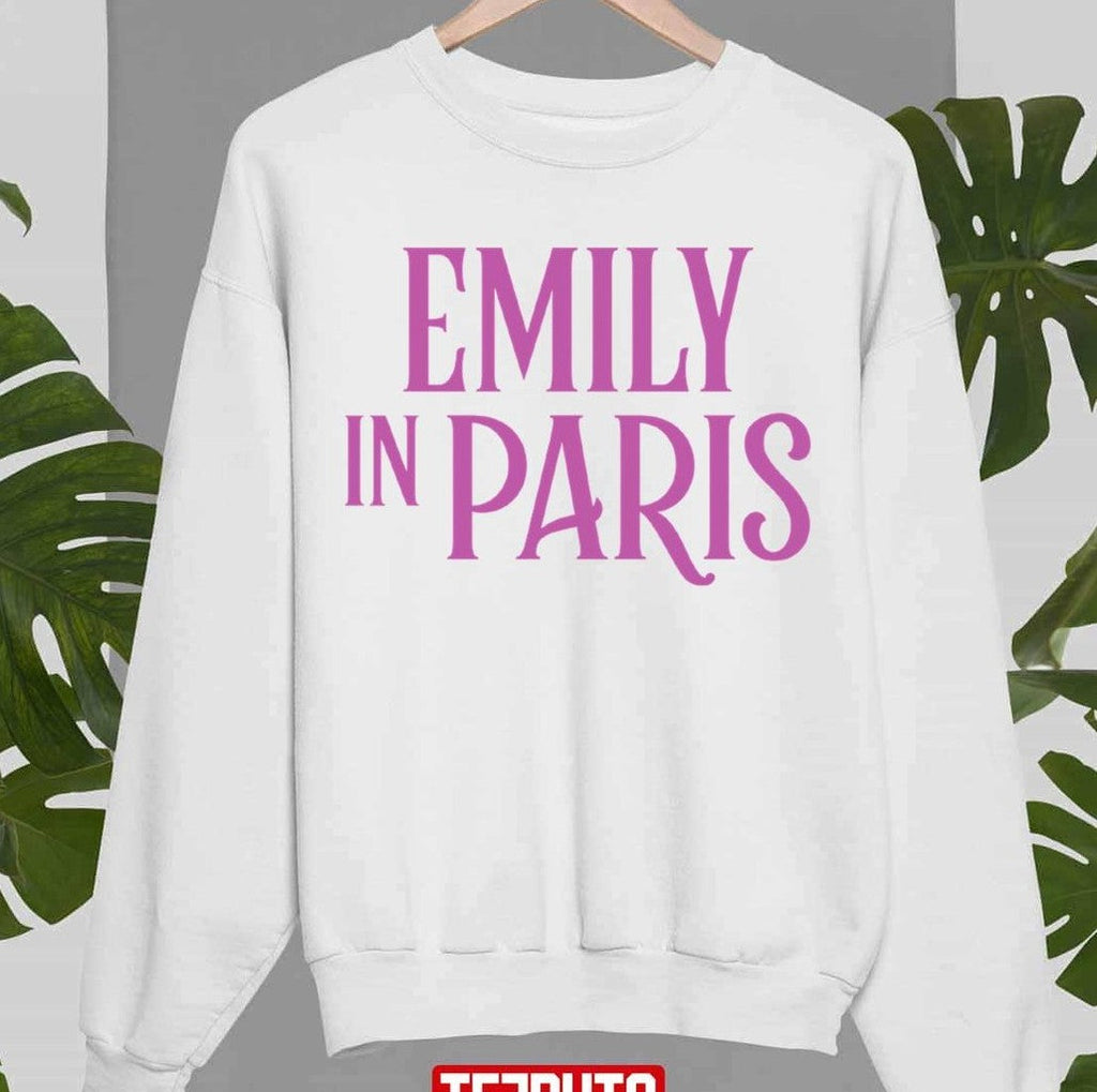 Pink Font Emily In Paris Unisex Sweatshirt