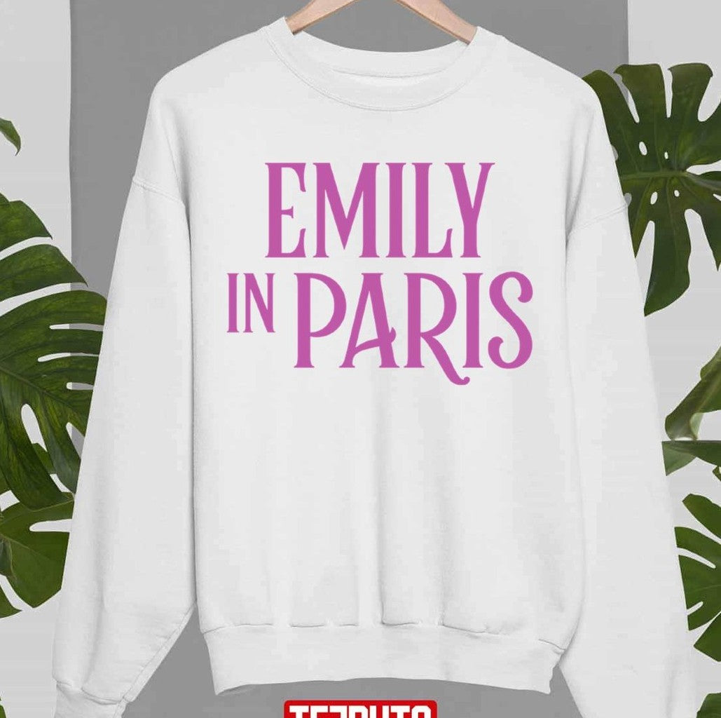 Pink Font Emily In Paris Unisex Sweatshirt