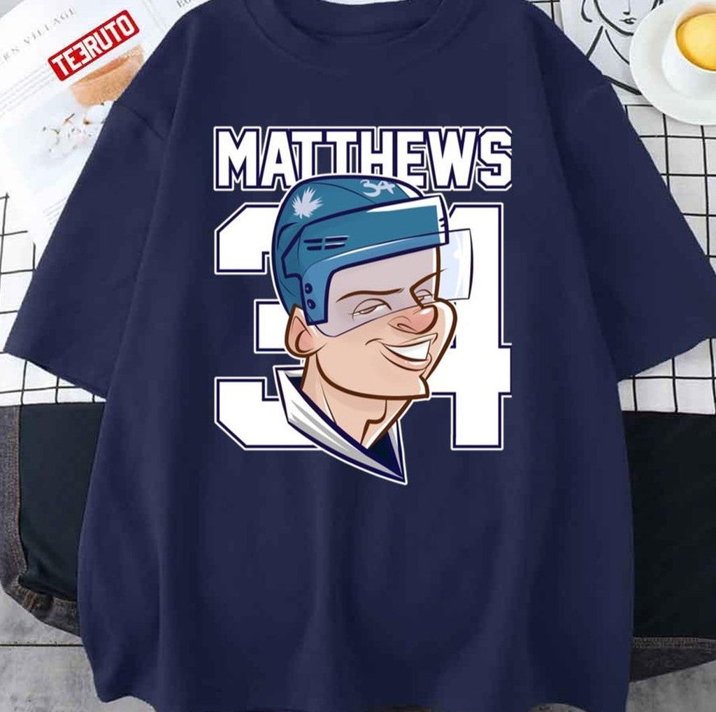 Auston Matthews Meme Cartoon Toronto Maple Leafs Unisex Sweatshirt